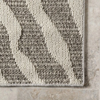 NuLOOM Corina Zebra Indoor/Outdoor Patio Area Rug 6 NuLOOM Corina Zebra Indoor/Outdoor Patio Area Rug - Image 4