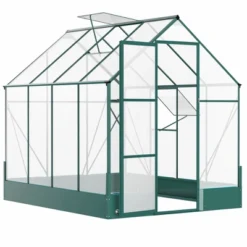 Outsunny Walk-in Plant Polycarbonate Greenhouse With Temperature Controlled Window Hobby Greenhouse For Backyard/Outdoor -Garden Promotional Store GUEST a2dd7578 91dd 43ce 8ab6 ea190a80ad67