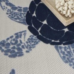Nourison Aloha Turtle Coastal Outdoor Area Rug -Garden Promotional Store GUEST a3e13eb8 bb23 4c39 ad22 77fe1dd08636