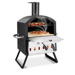 Costway 2-Layer Pizza Oven Wood Fired Pizza Grill Outside Pizza Maker With Waterproof Cover 19 Costway 2-Layer Pizza Oven Wood Fired Pizza Grill Outside Pizza Maker With Waterproof Cover -Garden Promotional Store GUEST a558d3ad 78bf 4bc5 a026 e83b613b93d8