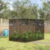 Outsunny 10 X 6.5ft Crop Cages For Garden, Plant Protectors From Animals, With Two Zippered Doors, Storage Bag And 6 Ground Stakes, Black -Garden Promotional Store GUEST a6e5149c 1878 4b51 8fc8 ef87cfa5003a