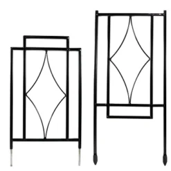 Sunnydaze Decor Sunnydaze Contemporary Metal Wire Garden Trellis For Climbing Plants And Flowers - 30" H - Black - 2-Pack -Garden Promotional Store GUEST a780af4b 247b 47a6 8c02 22bcdd201306