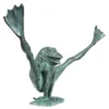 Design Toscano Crazy Legs, Leap Frog Bronze Garden Statue: Large -Garden Promotional Store GUEST a89acae3 85ef 40f3 b29f 6ee91e04fd22