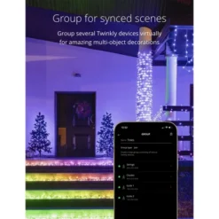 Twinkly Cluster App-Controlled LED Christmas Lights 400 RGB (16 Million Colors) 19.7 Feet Green Wire Indoor/Outdoor Smart Lighting Decoration (2 Pack) 8 Twinkly Cluster App-Controlled LED Christmas Lights 400 RGB (16 Million Colors) 19.7 Feet Green Wire Indoor/Outdoor Smart Lighting Decoration (2 Pack) -Garden Promotional Store GUEST a8cffd22 a192 443b b5c5 1517164b652b