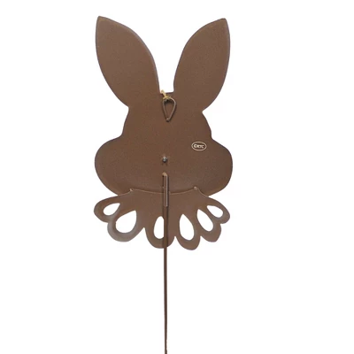 Round Top Collection Party Bunny Yard Stake - One Yard Stake 30.0 Inches - Rabbit Easter - E22019 - Metal - White 4 Round Top Collection Party Bunny Yard Stake - One Yard Stake 30.0 Inches - Rabbit Easter - E22019 - Metal - White - Image 2