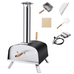 Costway 12" Multi-Fuel Pizza Oven Propane & Wood Fired Pizza Maker Portable -Garden Promotional Store GUEST ab22d72c 62df 436c b428 746fbd5bafe8