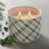 Plaid Ceramic Cypress & Pine Jar Christmas Candle Light Green 11oz - Hearth & Hand™ With Magnolia -Garden Promotional Store GUEST ac4eca5c 6473 444e 83b2 bee3d9bea8ab