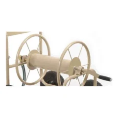 Liberty Garden 870 Industrial 4 Wheel 300' Of 5/8" Hose Steel Frame Water Hose Reel Cart For Backyard, Garden, Or Home, Beige -Garden Promotional Store GUEST accf6ddc 42b7 492b aad0 8bef78d6f8ff