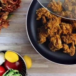 Better Chef Red Aluminum Deep Fryer Pan With Glass Lid -Garden Promotional Store GUEST ad40a4fd 5c06 4379 a7c8 e31337c1f9af