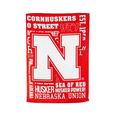 Evergreen Embossed Suede Flag, GDN Size, University Of Nebraska 8 Evergreen Embossed Suede Flag, GDN Size, University Of Nebraska - Image 6