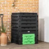 Outsunny 120 Gallon Compost Bin, Large Composter With 80 Vents And 2 Sliding Doors, Lightweight & Sturdy -Garden Promotional Store GUEST ae2e6b1b 0a69 48cf b068 a14054fa82f3