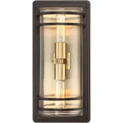 John Timberland Habitat Modern Outdoor Wall Light Fixture Bronze Warm Brass 16" Clear Glass For Post Exterior Barn Deck House Porch Yard Patio Home 12 John Timberland Habitat Modern Outdoor Wall Light Fixture Bronze Warm Brass 16" Clear Glass For Post Exterior Barn Deck House Porch Yard Patio Home -Garden Promotional Store GUEST b00b08a9 d0e7 4c9e b16f 806ceb1be72c
