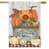 Farm Fresh Bushel Autumn House Flag Fall Rustic 28" X 40" Briarwood Lane -Garden Promotional Store GUEST b1cc93bf b120 4e85 b536 f3aa089b3509