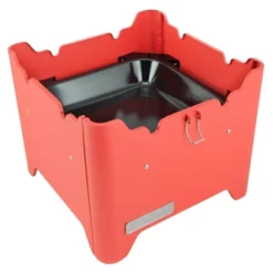 Permasteel Square Portable Charcoal Grill PG-40C10-RD - Red -Garden Promotional Store GUEST b21cd213 38aa 4c79 9ad3 e0f5349540bf