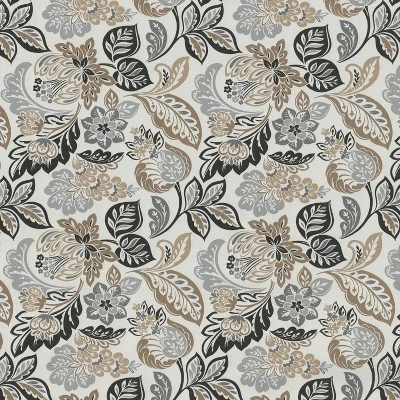 45" X 18" Outdoor/Indoor Bench Cushion Dailey Pewter Black - Pillow Perfect 6 45" X 18" Outdoor/Indoor Bench Cushion Dailey Pewter Black - Pillow Perfect - Image 4