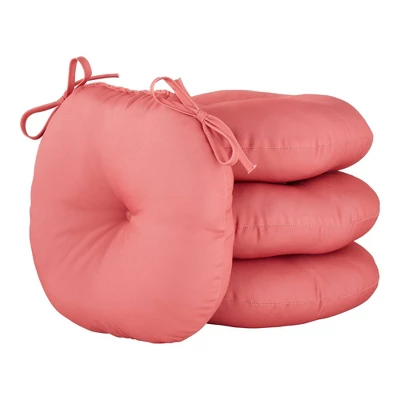 Kensington Garden 15"x15" 4pc Indoor Outdoor Bistro Chair Cushions 7 Kensington Garden 15"x15" 4pc Indoor Outdoor Bistro Chair Cushions - Image 5