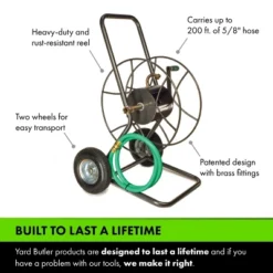 Yard Butler Hose Reel Cart With Wheels - Heavy Duty 200 Foot Metal Hose Reel - Suitable For Gardens, Lawns And Outdoor - IHT-2EZ 10 Yard Butler Hose Reel Cart With Wheels - Heavy Duty 200 Foot Metal Hose Reel - Suitable For Gardens, Lawns And Outdoor - IHT-2EZ -Garden Promotional Store GUEST b5747ce0 fd57 4a75 84c0 e9d0ae234fb6