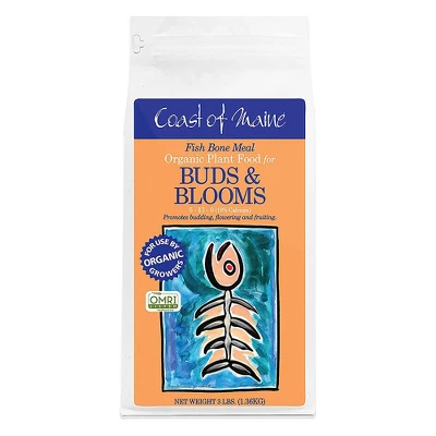 Coast Of Maine OMRI Listed Fish Bone Meal Pack Organic Compost Potting Soil Blend For Container Gardens And Flower Pots, 3 Pound Bag (2 Pack) 3 Coast Of Maine OMRI Listed Fish Bone Meal Pack Organic Compost Potting Soil Blend For Container Gardens And Flower Pots, 3 Pound Bag (2 Pack)