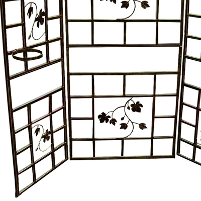 71" 3pc Patio Screen - Hammertone Bronze - Oakland Living 4 71" 3pc Patio Screen - Hammertone Bronze - Oakland Living - Image 2