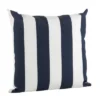 17"x17" Striped Poly Filled Indoor/Outdoor Accent Square Throw Pillow - Saro Lifestyle