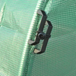 Outsunny 20' X 10' X 7' Walk-In Tunnel Greenhouse, Extra-Large Garden Hot House Kit With 2 Hinged Doors, Reinforced Steel Frame, PE Cover, Green -Garden Promotional Store GUEST b92fad08 9921 4ddd bdff 78cbfed34187