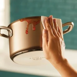 Anolon Ascend 4qt Hard Anodized Nonstick Saucepot With Lid Bronze -Garden Promotional Store GUEST ba6245de dc0f 4184 bd04 a868e839c6d5