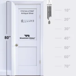 Woodstock Wind Chimes Signature Collection, Chimes Of Bali, 25", Silver World Music Wind Chimes For Outdoor, Patio, Home Or Garden Decor BWAS -Garden Promotional Store GUEST baa3a438 cddd 4db1 b056 439d836881cf