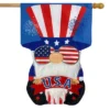 Patriotic Gnome Fourth Of July Applique House Flag 28" X 40" Briarwood Lane -Garden Promotional Store GUEST bc4a4198 72c1 4f0e b57a aa6642f1688f