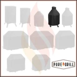 Pure Grill 27-Inch Ceramic Grill Cover For All Large Kamado Charcoal BBQ Grill Brands, Universal Fit Cover - 35" Dia X 45" H -Garden Promotional Store GUEST befabc2e 7dcf 4cb3 a1eb b89d82884e2f