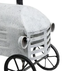 Tractor White Metal Planter - Foreside Home & Garden 13 Tractor White Metal Planter - Foreside Home & Garden -Garden Promotional Store GUEST bf88dfa0 adf0 462a 91f2 a79c18ecf4c1
