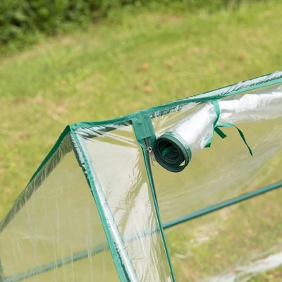 Gardenised Green Outdoor Waterproof Portable Plant Greenhouse With 2 Clear Zippered Windows 7 Gardenised Green Outdoor Waterproof Portable Plant Greenhouse With 2 Clear Zippered Windows - Image 5