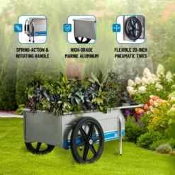 Tipke Manufacturing Company Foldit 2100 Do It All Portable Rust Corrosion Resisting Aluminum Folding Utility Cart, 330 Pound Capacity 9 Tipke Manufacturing Company Foldit 2100 Do It All Portable Rust Corrosion Resisting Aluminum Folding Utility Cart, 330 Pound Capacity -Garden Promotional Store GUEST c1707891 7f3e 4096 96a3 e5ddabbeaaa7