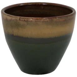 Sunnydaze Decor Sunnydaze Resort Outdoor/Indoor High-Fired Glazed UV And Frost-Resistant Ceramic Flower Pot Planter With Drainage Holes - 13" Diameter -Garden Promotional Store GUEST c3b2385f f0d3 4a61 a604 b672ef4926eb
