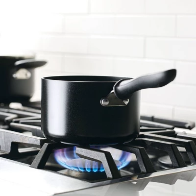 Farberware Reliance 2qt Aluminum Nonstick Covered Saucepan - Black 5 Farberware Reliance 2qt Aluminum Nonstick Covered Saucepan - Black - Image 3