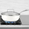 Cuisinart Matte 3qt Stainless Steel Chef's Pan With Cover MW8935-24 - White -Garden Promotional Store GUEST c6854461 8778 4ad5 af66 c0bb1669cb74
