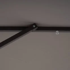 10' X 6.5' Solar LED Patio Umbrella With Tilt And Crank Lift Gray - Wellfor 19 10' X 6.5' Solar LED Patio Umbrella With Tilt And Crank Lift Gray - Wellfor -Garden Promotional Store GUEST c7777b4f 448a 4a75 81cb 42329b7b351f