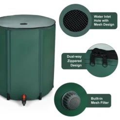 Costway 60 Gallon Portable Rain Barrel Collapsible Tank Water Collector Spigot Filter 17 Costway 60 Gallon Portable Rain Barrel Collapsible Tank Water Collector Spigot Filter -Garden Promotional Store GUEST c77cb94f 2120 4278 8911 48f6f87128ae