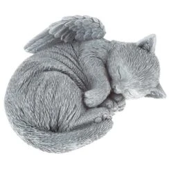 Nature Spring Sleeping Angel Cat Memorial Statue - Stone-Look Garden Grave Marker -Garden Promotional Store GUEST c84f7f24 4940 451d bc11 e65d2aabe3c2