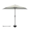 Nature Spring Half-Canopy Umbrella For Patios - 52" X 108" X 92", Tan -Garden Promotional Store GUEST c8ed2f9a e51f 4b60 a49e b0b8ce800ea5