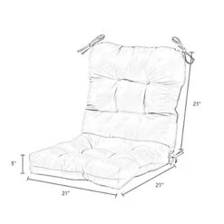 Set Of 2 Roma Floral Outdoor Seat/Back Chair Cushions - Kensington Garden -Garden Promotional Store GUEST cca42d2e ebaa 4339 bf94 d10a28947100