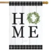 Home Everyday House Flag Double-Sided Rustic Wreath 28" X 40" Briarwood Lane -Garden Promotional Store GUEST cd3236e9 36f0 40e0 8d32 02dca03ea959
