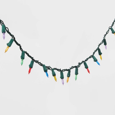 100ct LED Super Bright Mini Christmas String Lights Multicolor With Green Wire - Wondershop™ 4 100ct LED Super Bright Mini Christmas String Lights Multicolor With Green Wire - Wondershop™ - Image 2