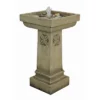 Design Toscano White Chapel Manor Pedestal Garden Fountain - Beige -Garden Promotional Store GUEST cee81375 5aa5 431d a5eb 4b15f632d1a1