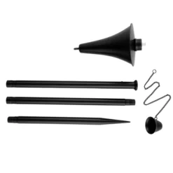 BIRDROCK HOME 2 Pack Fiji Torches - Black -Garden Promotional Store GUEST cfc9fb65 2f67 4dea 91fa 6e981ca9dd5a