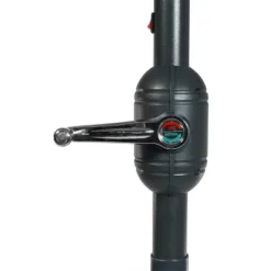 Sunnydaze Decor Sunnydaze Outdoor Aluminum Patio Umbrella With Solar LED Lights, Tilt, And Crank - 9' -Garden Promotional Store GUEST cfe12d97 3fb8 40f0 80d3 a6b46f69b790