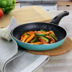 Oster® Oster 8in Nonstick Aluminum Frying Pan In Turquoise -Garden Promotional Store GUEST cff23764 cd4d 48ae 811b 632296bfc4a6