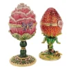 Design Toscano Gardens Treasures Romanov Style Enameled Eggs: Set Of Two -Garden Promotional Store GUEST d0367fea 230b 46c5 9e3a 1ec21c6dcfd4