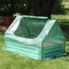 Sunnydaze Decor Sunnydaze Steel Raised Garden Bed With Greenhouse Cover - Green 2 Sunnydaze Decor Sunnydaze Steel Raised Garden Bed With Greenhouse Cover - Green -Garden Promotional Store GUEST d10e375a bb6f 4992 b7d6 abc2769258c2