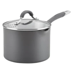 Circulon Radiance 3qt Nonstick Hard Anodized Saucepan With Straining Lid Gray -Garden Promotional Store GUEST d19bc950 f022 49ed 8f62 b53e16dc3741
