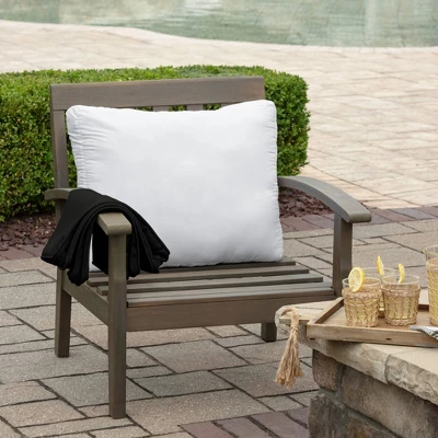 19" X 24" X 8" ProFoam Outdoor Plush Deep Seat Back Cushion Onyx Black - Arden Selections 5 19" X 24" X 8" ProFoam Outdoor Plush Deep Seat Back Cushion Onyx Black - Arden Selections - Image 3